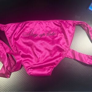 Victoria's Secret Pink Panties W/ Tie Sides